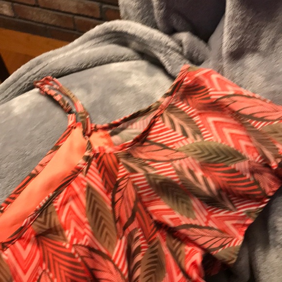 Women's Cold Shoulder Charming Charlie NWT Multi Colored Maxi Dress - Picture 3 of 10